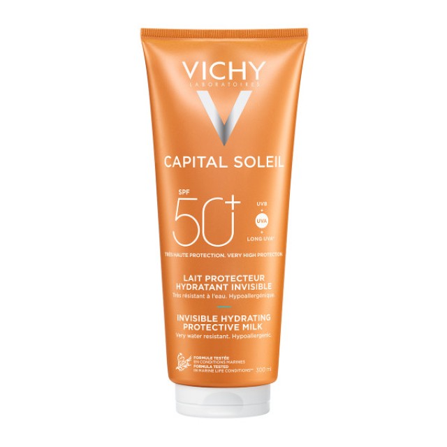 Vichy Capital Soleil SPF50+ Αντηλιακό Γαλάκτωμα Πρόσωπο & Σώμα 300ml