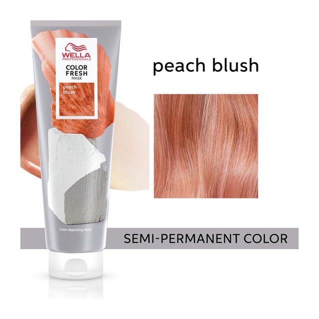 Wella Color Fresh Mask Μάσκα Μαλλιών Mask Peach για Ημιμόνιμο Χρώμα 15 …