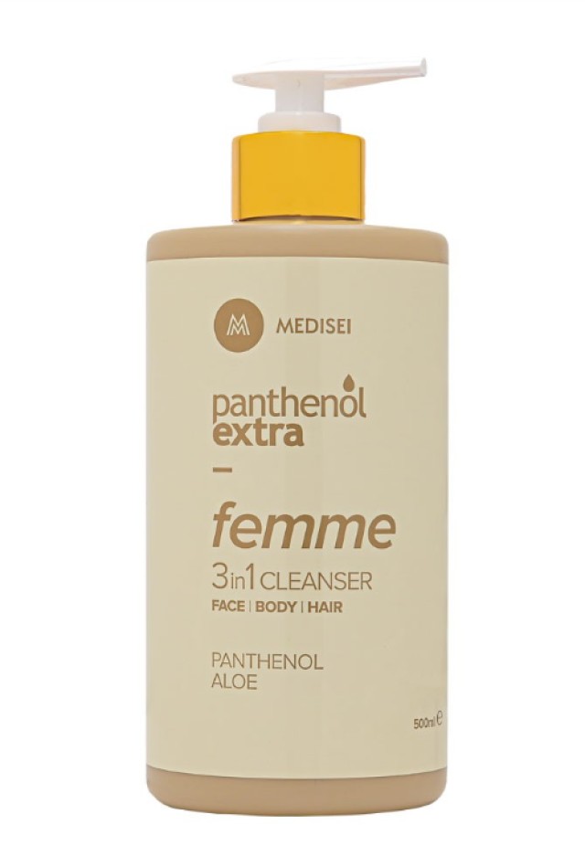 Medisei Panthenol Extra Femme 3 in 1 Cleanser Πρόσωπο - Σώμα - Μαλλιά …