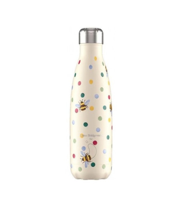 Chillys Emma Bridgewater Polka Dot & Bees Εκρού Μέλισσες Μπουκάλι Θερμ &hellip;