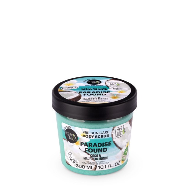 Organic Shop Travel Dream Pre-Sun Care Body Scrub Paradise Found Scrub &hellip;
