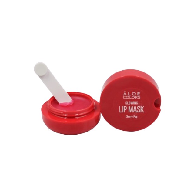 Aloe Colors Lip Mask Cherry Pop Glowing Red για Ζουμερά Χείλη με Γεύση &hellip;