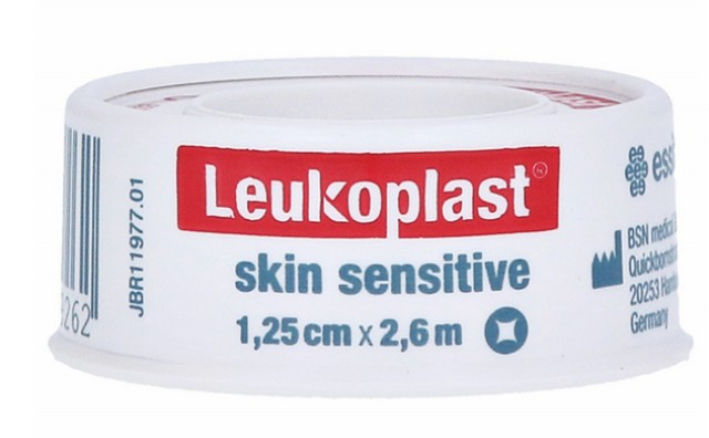 Leukoplast Skin Sensitive Αυτοκόλλητη Επιδεσμική Ταινία 1.25cm x 2.6m &hellip;