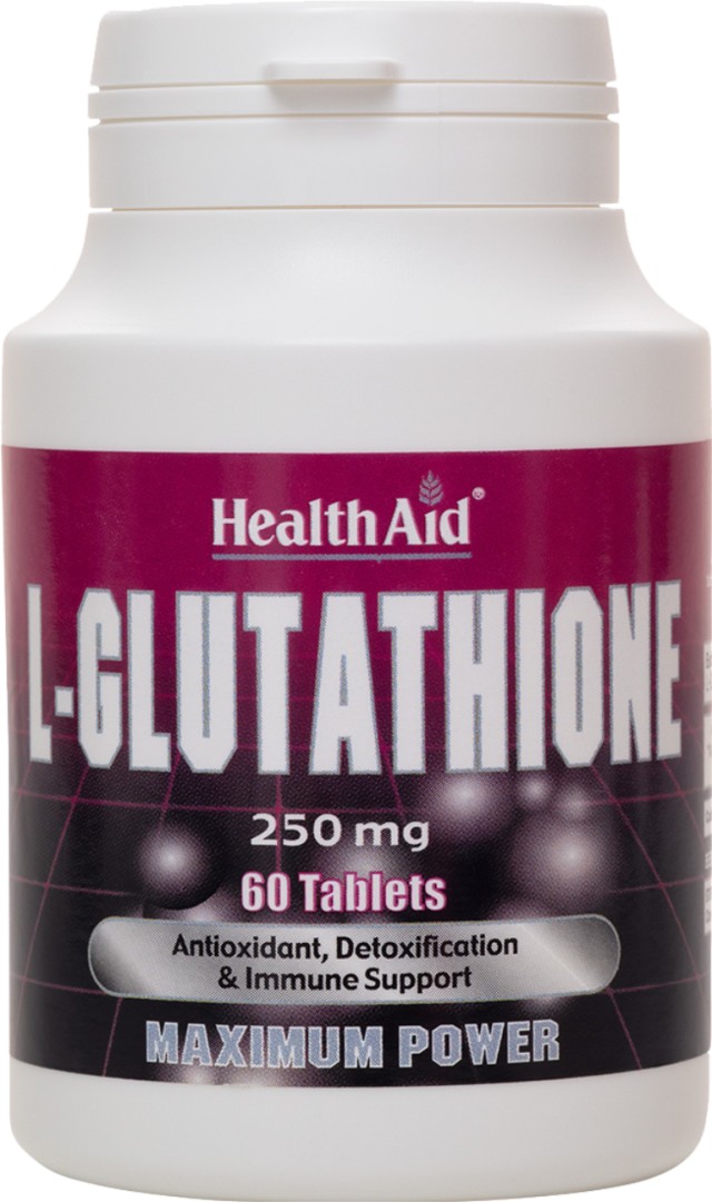 Health Aid L-Glutathione 250mg Συμπλήρωμα Διατροφής με Γλουταθειόνη 60 …