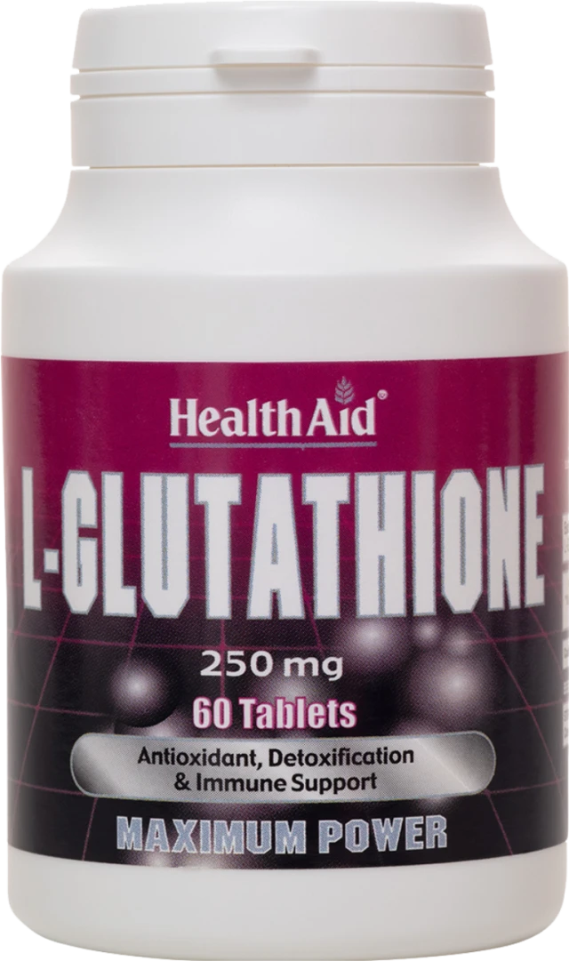 l glutathione 250 mg review Health Aid L-Glutathione 250mg Συμπλήρωμα Διατροφής με Γλουταθειόνη 60 Ταμπλέτες Clean Supplements Number of Packs:Pack of 6 (60 Capsules | 15 Days Usage) Peptídeos e o risco