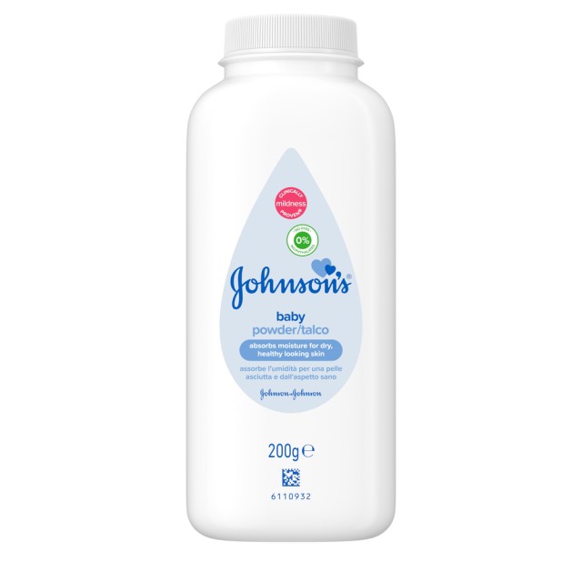 Johnsons® Baby Powder Βρεφική Πούδρα 200gr