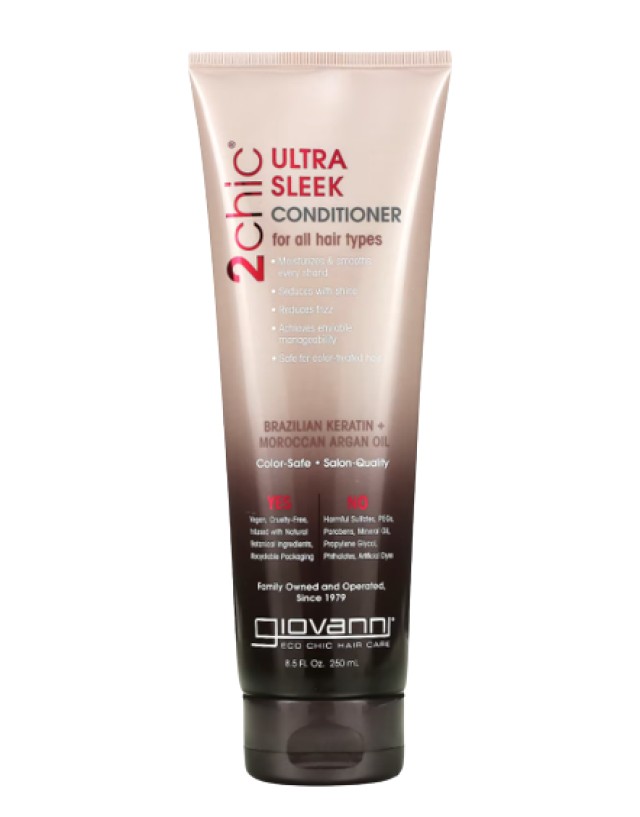 Giovanni 2 Chic Ultra Sleek Conditioner Μαλακτική Κρέμα Μαλλιών για Όλ … Giovanni 2 Chic Ultra Sleek Conditioner Μαλακτική Κρέμα Μαλλιών για Όλ …