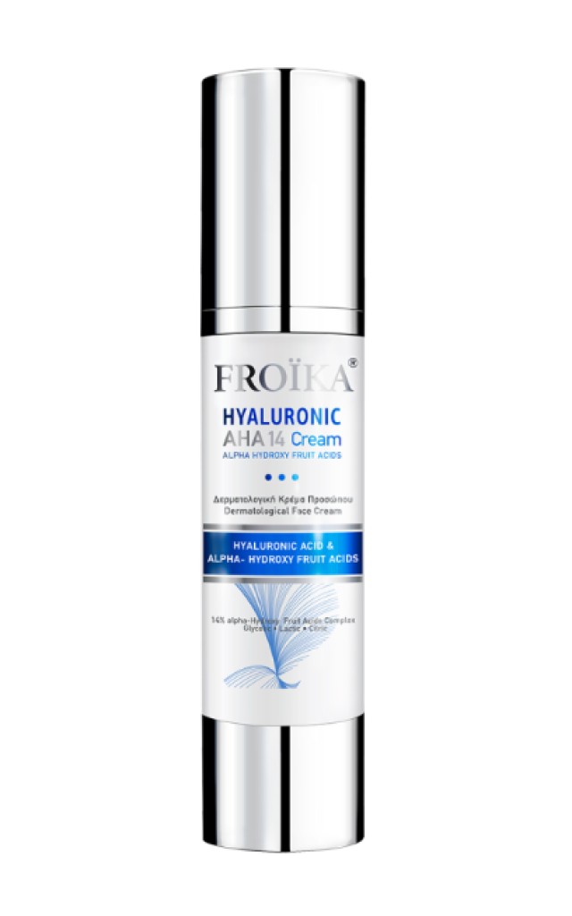 Froika Hyaluronic AHA 14 Cream Κρέμα Ανάπλασης Προσώπου με Α- Υδρόξυ … Froika Hyaluronic AHA 14 Cream Κρέμα Ανάπλασης Προσώπου με Α- Υδρόξυ …