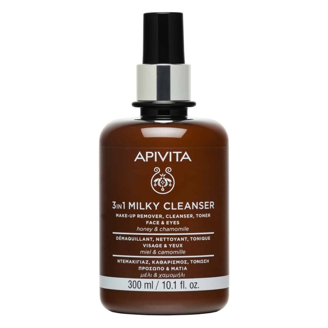 Apivita Cleansing Milk Γαλάκτωμα Καθαρισμού 3 σε 1 για Πρόσωπο & Μάτια … Apivita Cleansing Milk Γαλάκτωμα Καθαρισμού 3 σε 1 για Πρόσωπο & Μάτια …