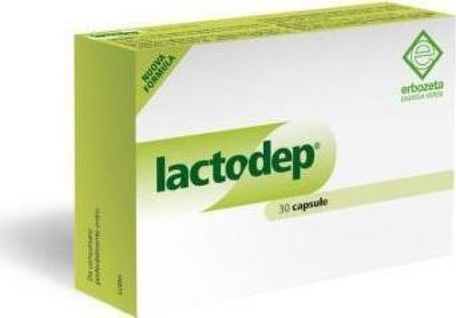 Erbozeta Lactodep Συμπλήρωμα Διατροφής για το Πεπτικό Σύστημα 30 Καψάκια