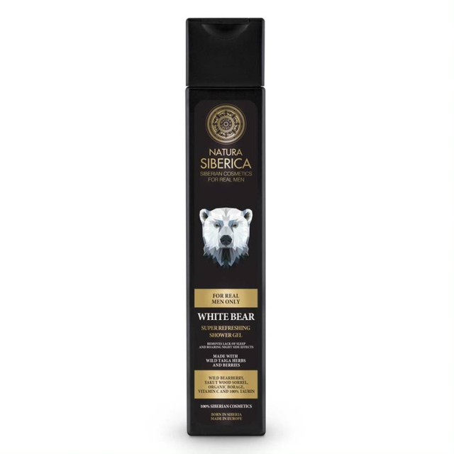 Natura Siberica MEN Shower Gel White Bear Ανδρικό Αναζωογονητικό Αφρόλ … Natura Siberica MEN Shower Gel White Bear Ανδρικό Αναζωογονητικό Αφρόλ …