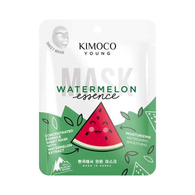 Kimoco Young Sheet Mask Watermelon Extract & Glacial Water Ενυδατική Υ &hellip;