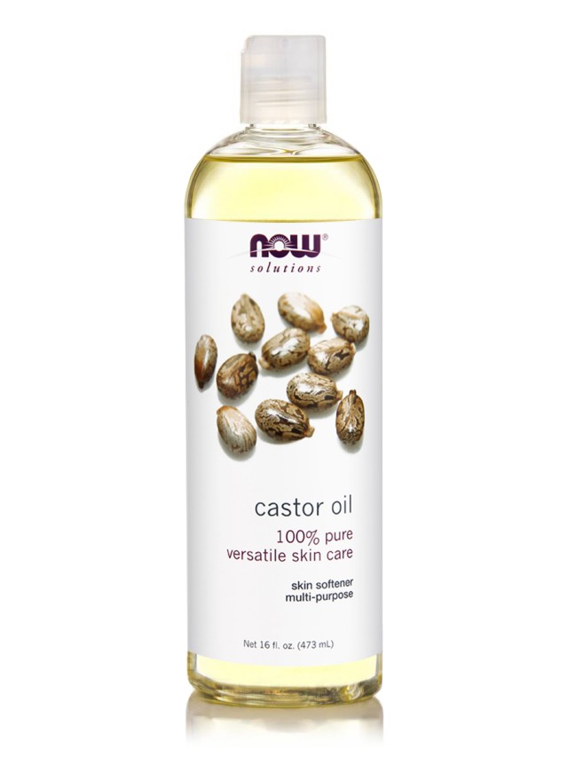 Now Foods Castor Oil 100% Pure Αγνό Φυσικό Καστορέλαιο Για Δέρμα - Μαλλιά 475ml