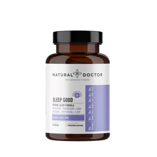 Natural Doctor Sleep Good Συμπλήρωμα Διατροφής Για Τον Ύπνο 60 Κάψουλες