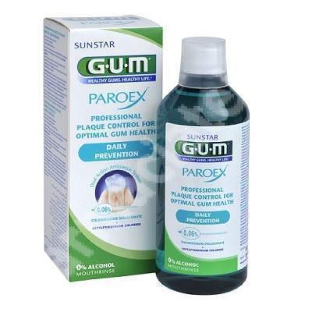 Gum Paroex Daily Prevention 0.06% Στοματικό Διάλυμα για Ενήλικες, 500 …