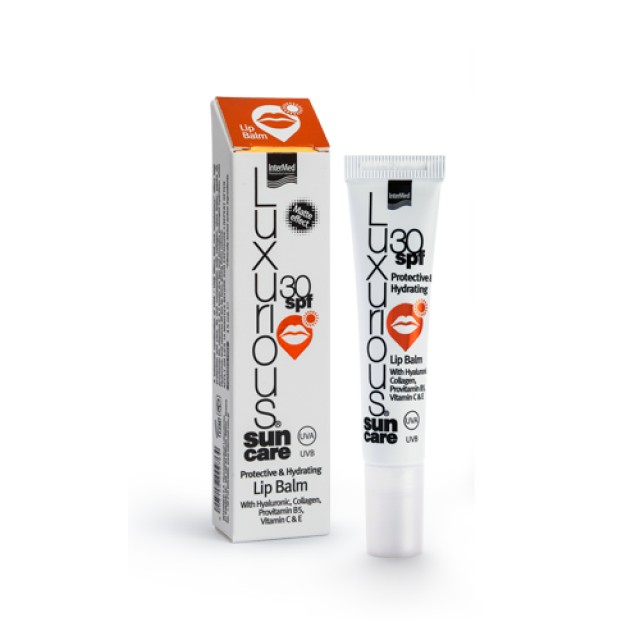 Intermed Luxurious Protective & Hydrating Lip Balm SPF30 - Προστασία Χειλιών, 15ml