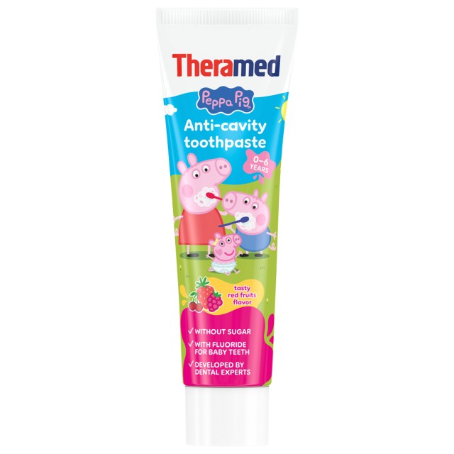 Theramed Peppa Pig Οδοντόκρεμα για Παιδιά από 0-6 Ετών Κατά της … Theramed Peppa Pig Οδοντόκρεμα για Παιδιά από 0-6 Ετών Κατά της …