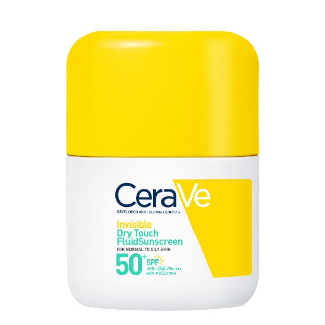 CeraVe Invisible Dry Touch Fluid SPF50+ Αντηλιακό Προσώπου για Κανονι … CeraVe Invisible Dry Touch Fluid SPF50+ Αντηλιακό Προσώπου για Κανονι …