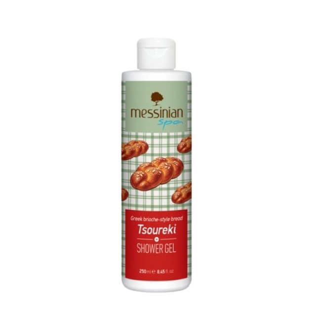 Messinian Spa Shower Gel Tsoureki Ενυδατικό Αφρόλουτρο Τσουρέκι 250ml