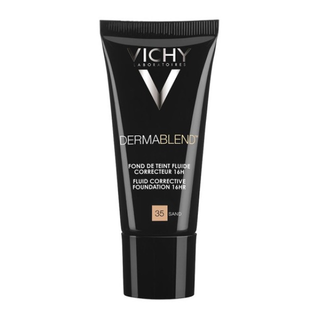 Vichy Dermablend Fluid Make up No.35 Sand Υγρό Μέικαπ για Υψηλή Κάλυψη &hellip;