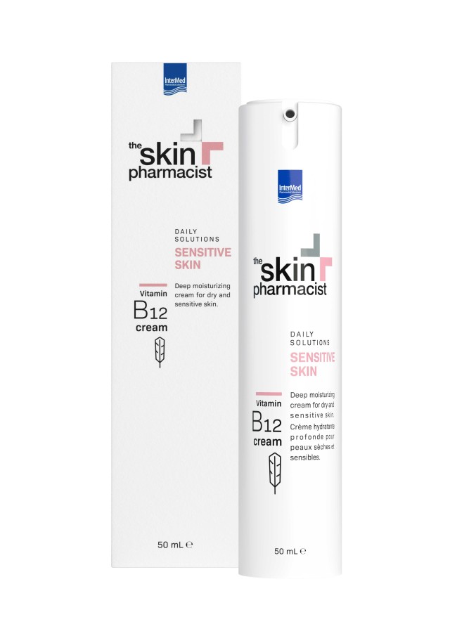 The Skin Pharmacist Sensitive Skin Vitamin B12 Cream Ενυδατική Κρέμα Π …