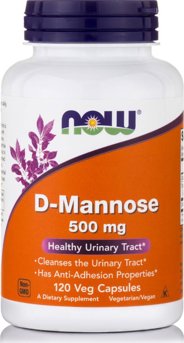 Now Foods D Mannose 500mg Συμπλήρωμα Διατροφής Για Το Ουροποιητικό 120 …