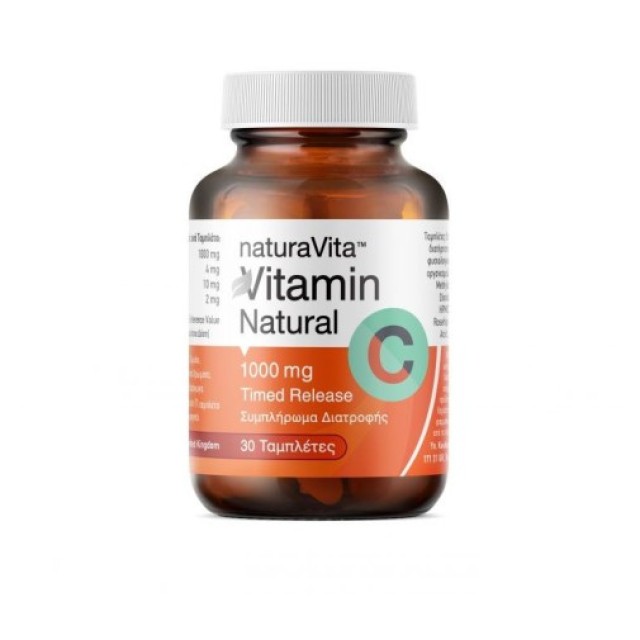 Natura Vita Vitamin C 1000mg Timed Release για την Καλή Λειτουργία του &hellip;