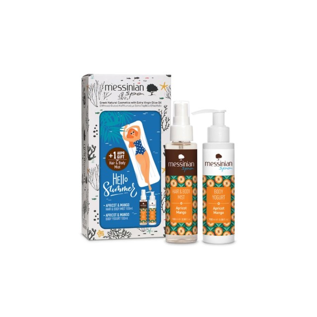 Messinian Spa Promo Hello Summer Hair & Body Mist Βερύκοκο & Μάνγκο … Messinian Spa Promo Hello Summer Hair & Body Mist Βερύκοκο & Μάνγκο …
