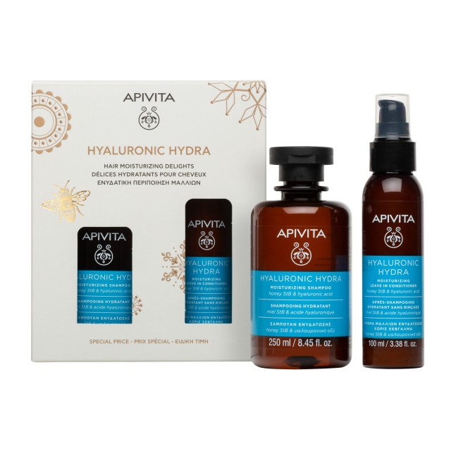 Apivita PROMO Hyaluronic Hydra Σαμπουάν Ενυδάτωσης με Μέλι StB & Υαλου …