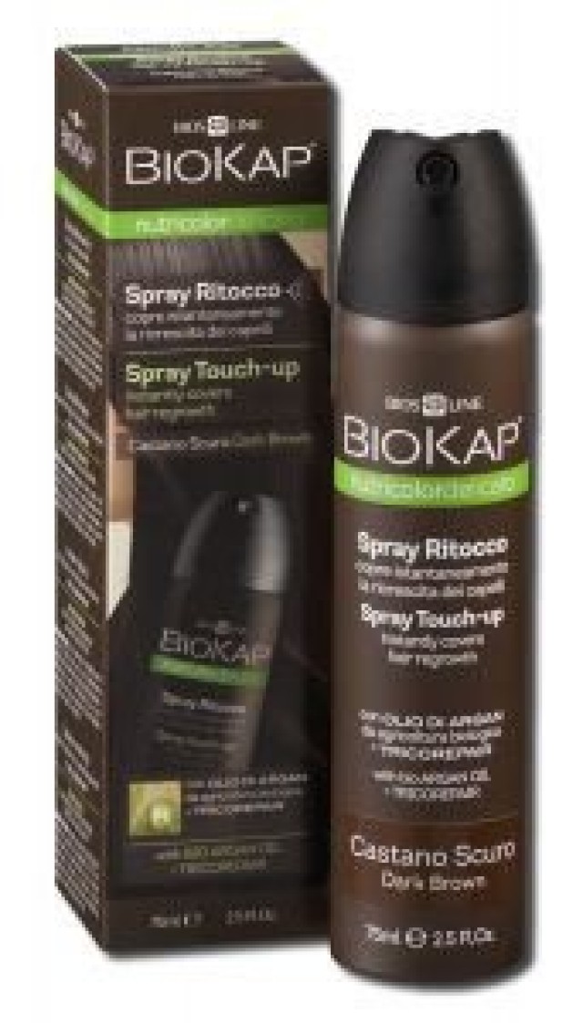 Biokap Nutricolor Delicato Spray Touch-Up Dark Brown Εκνέφωμα για την …