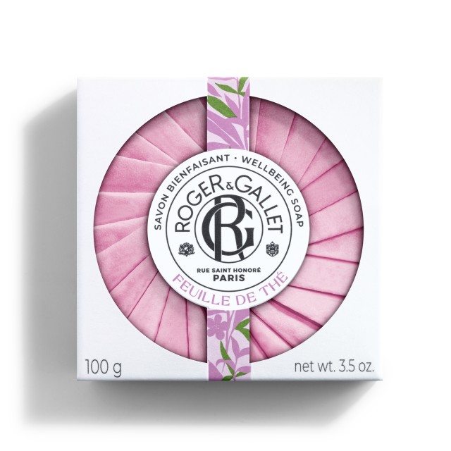 Roger & Gallet Feuille De The Savon Bienfaisant Αρωματική Πλάκα Σαπουν …