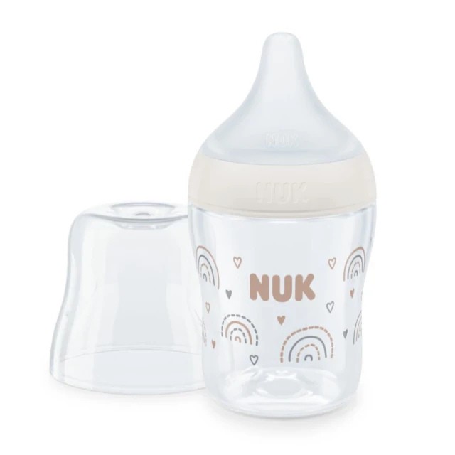 Nuk Perfect Match Rainbow για 0m+ Γυάλινο Μπιμπερό με Θηλή Σιλικόνης & &hellip;