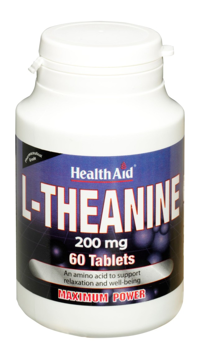 Health Aid L-Theanine 200mg Συμπλήρωμα Διατροφής με Θειανίνη για την Υ …
