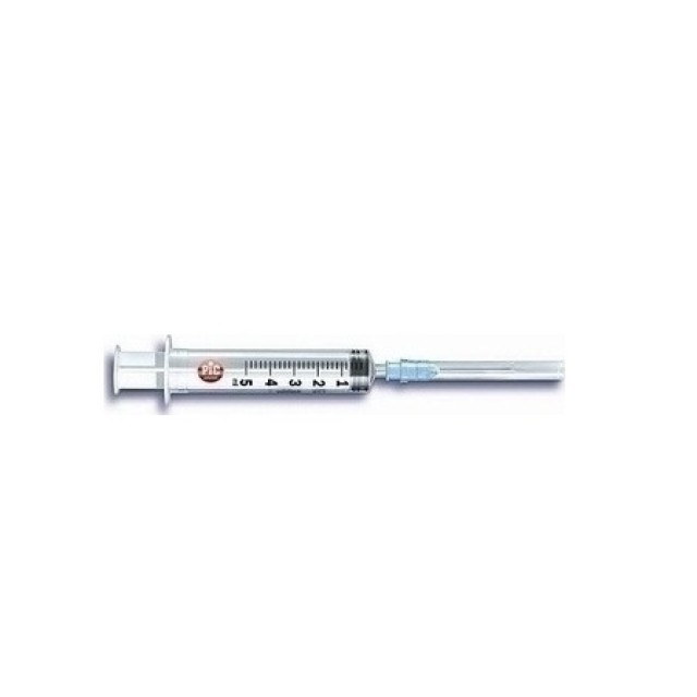 Pic Σύριγγα μίας Χρήσεως 22G x 1 1/2 [0.70mm x 40] Luer 5ml