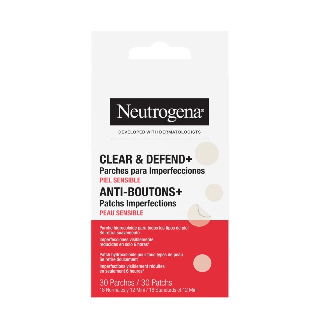 Neutrogena Clear & Defend+ Acne Patches Επιθέματα Προσώπου για &hellip;