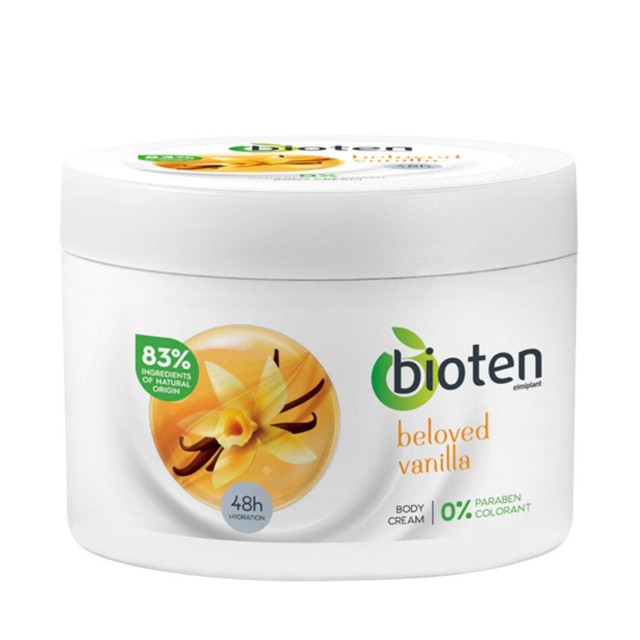 Bioten Beloved Vanilla Κρέμα Σώματος 48ωρης Ενυδάτωσης με Άρωμα Βανίλι …