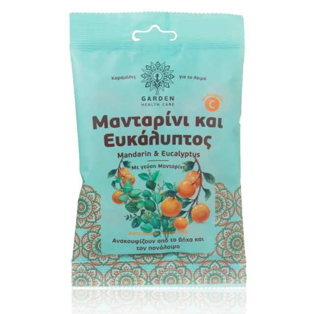 Garden Healthcare Καραμέλες για το Λαιμό Μανταρίνι & Ευκάλυπτος 60gr Garden Healthcare Καραμέλες για το Λαιμό Μανταρίνι & Ευκάλυπτος 60gr