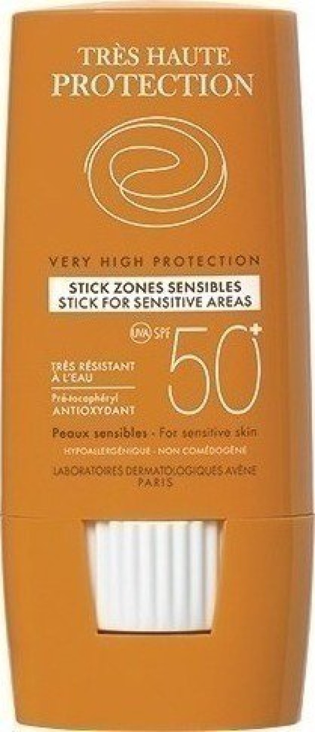 Avene Eau Thermale SPF50+ Στικ για Ευαίσθητες Ζώνες , 8 gr