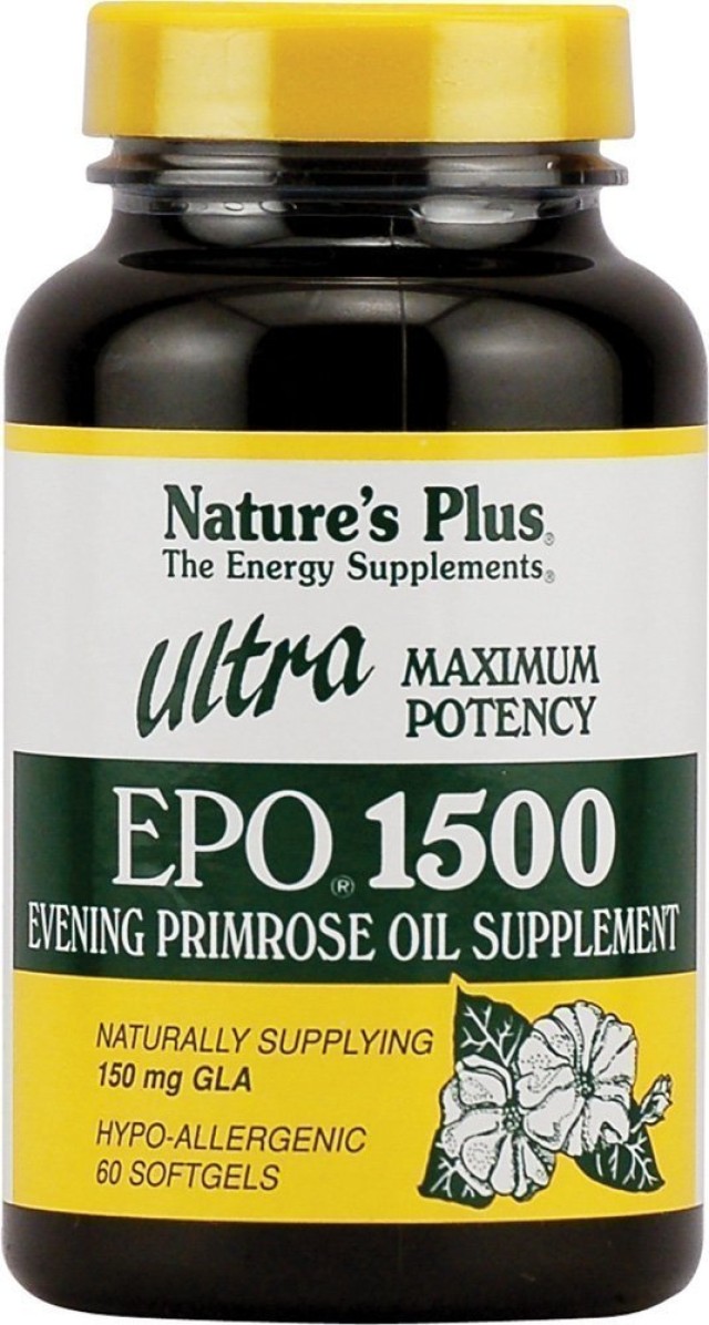 Natures Plus, Ultra Epo 1500 mg, 60 softgels