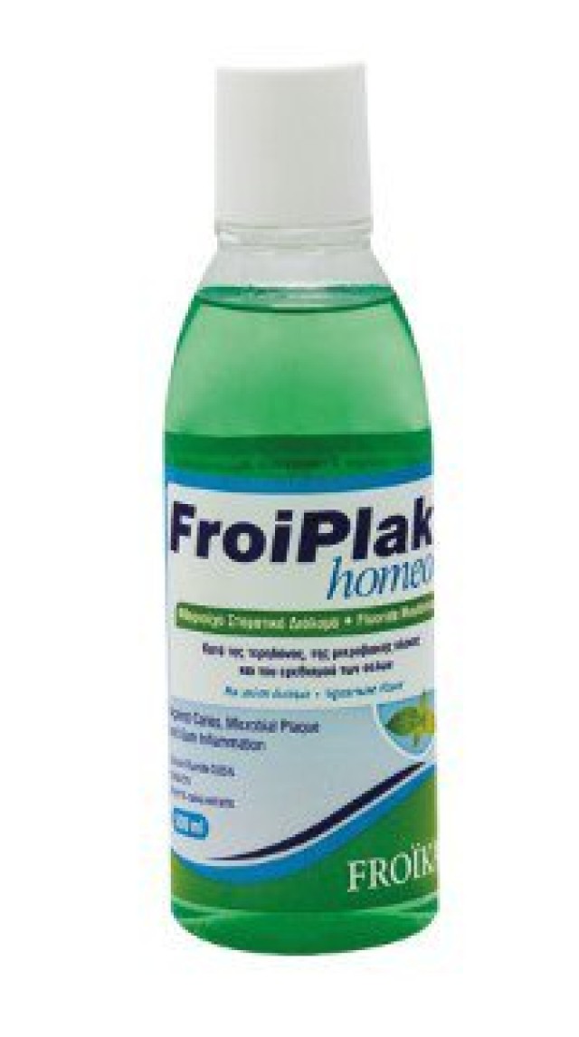 Froika - FroiPlak Homeo Φθοριούχο Στοματικό Διάλυμα με Γεύση Δυόσμο, 250ml