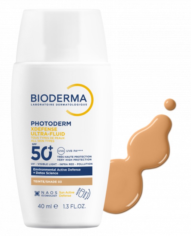 Bioderma Photoderm XDefense Ultra Fluid SPF50+ Tinted Shade 3 Αντηλιακ … Bioderma Photoderm XDefense Ultra Fluid SPF50+ Tinted Shade 3 Αντηλιακ …