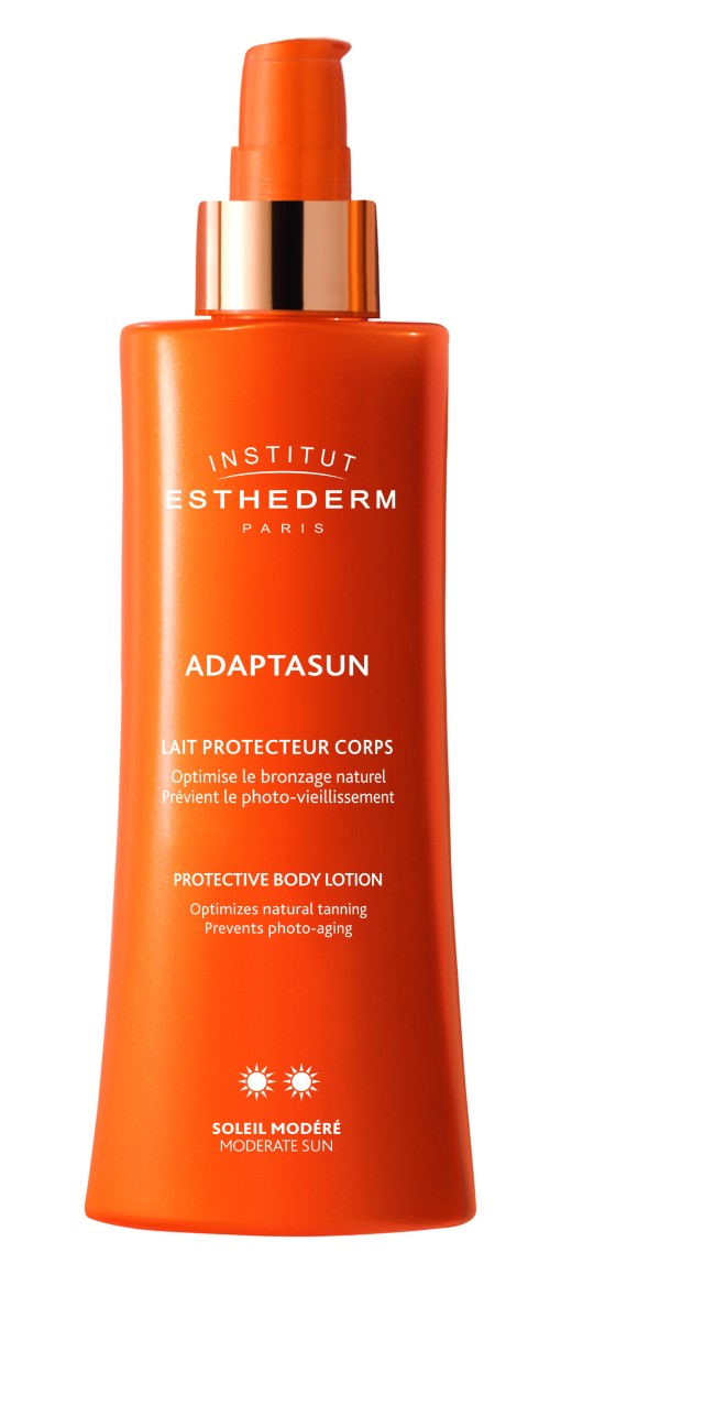 Institut Esthederm Adaptasun Protective Body Lotion Moderate Sun Προστ …