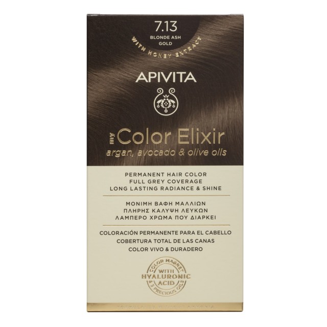 Apivita My Color Elixir No7.13 Ξανθό Σαντρέ Μελί Κρέμα Βαφή Σε Σωληνάρ …