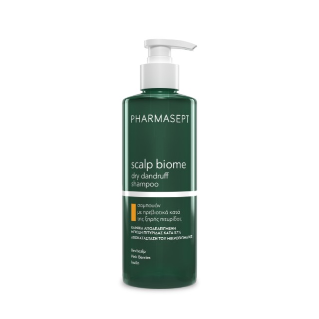 Pharmasept Scalp Biome Dry Dandruff Σαμπουάν Ρύθμισης & Αντιμετώπισης &hellip;