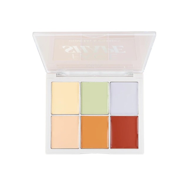 MUA Παλέτα Σχήματος Προσώπου Conceal & Correct, 18g MUA Παλέτα Σχήματος Προσώπου Conceal & Correct, 18g