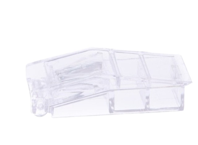 Salud Pill Cutter Θήκη & Κόφτης Χαπιών 2 Θέσεων Διάφανο 1 Τεμάχιο