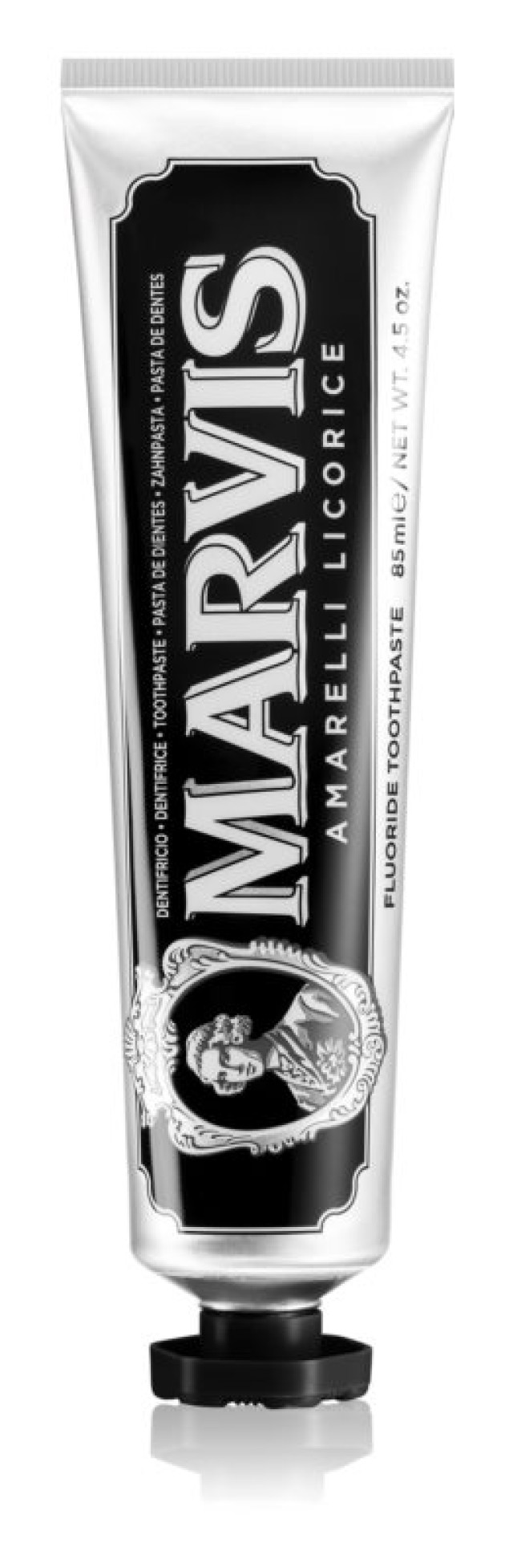 Marvis Amarelli Licorice Toothpaste Οδοντόκρεμα Κατά της Πλάκας με Γεύση Γλυκόριζα-Μέντα 85ml