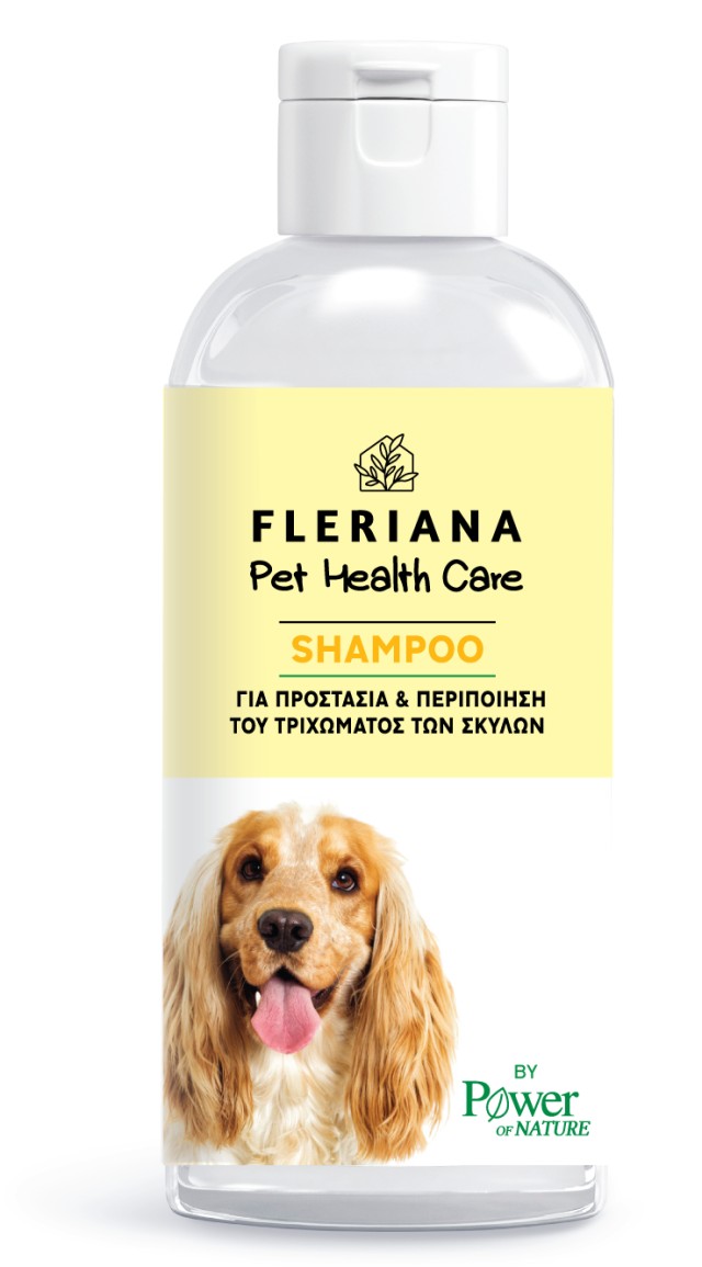 Power of Nature Fleriana Pet Health Care Shampoo Σαμπουάν για Προστασία και Περιποίηση του Τριχώματος των Σκύλων με Άρωμα Πράσινο Μήλο 200ml