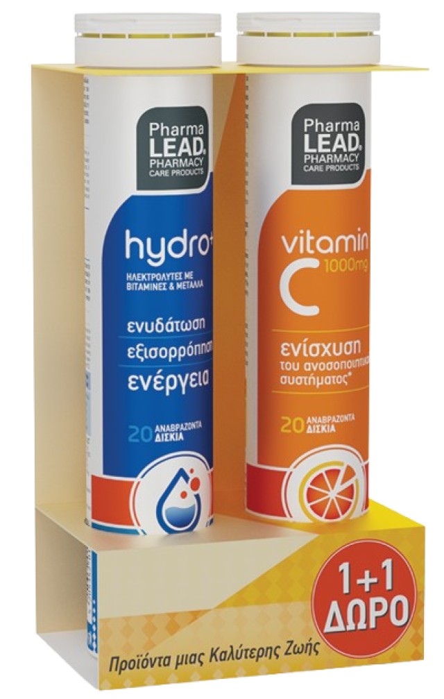 PharmaLead PROMO Hydro+ Ηλεκτρολύτες με Βιταμίνες & Μέταλλα 20 Αναβράζ &hellip;
