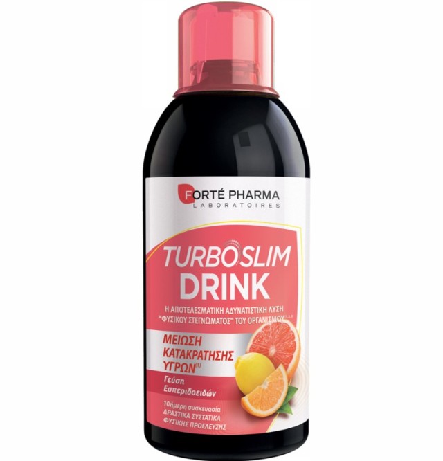 Forte Pharma Turboslim Drink Συμπλήρωμα Διατροφής για το Αδυνάτισμα με Γεύση Εσπεριδοειδών 500ml